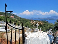 Gimari Loustri Kirche mit Friedhof : GRC, Griechenland
