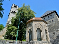 DSC 2550 ji : BIH, Bosnien und Herzegowina, Federation of Bosnia and Herzegovina, Bihac, Turbe - Mausoleum, Kapetanova kula, Brücke Drveni most