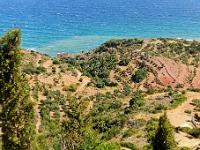 D3X 3846 ji : GRC, Griechenland, Kythira, Agia Pelagia, Strasse Agia Pelagia-Kythira Chora