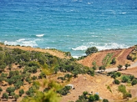 D3X 3851 ji : GRC, Griechenland, Kythira, Agia Pelagia, Strasse Agia Pelagia-Kythira Chora