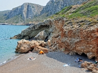 D3X 2848 ji : GRC, Griechenland, Kythira, Agia Pelagia, Strand Lorentzos
