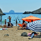 D3X 3623 ji : GRC, Griechenland, Kythira, Drimonas, Strand Melidoni