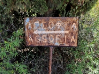 D3X 2382 ji : GRC, Griechenland, Kythira, Spilies, Wanderweg zur Agia Sofia bei Kalamos