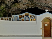 D3X 2419 ji : GRC, Griechenland, Kythira, Höhlenkirche Agia Sofia bei Kalamos, Spilies