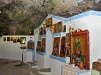 D3X 2463 ji : GRC, Griechenland, Kythira, Höhlenkirche Agia Sofia bei Kalamos, Spilies