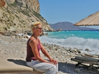 D3X 4410 ji : GRC, Griechenland, Kythira, Kalamos, Strand Komponada