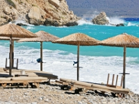 D3X 4455 ji : GRC, Griechenland, Kythira, Kalamos, Strand Komponada