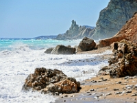 D3X 4473 ji : GRC, Griechenland, Kythira, Kalamos, Strand Komponada