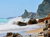 D3X 4481 ji : GRC, Griechenland, Kythira, Kalamos, Strand Komponada