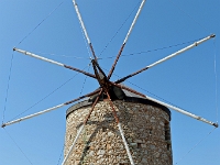 D3X 0518 pi ji : Dorf Kalokerines, restaurierte Windmühle, GRC, Griechenland, Kalokerines, Kythira
