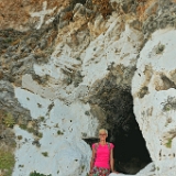 D3X 4309 ji : GRC, Griechenland, Kythira, Agios Ioannis im Felsen, Kapsali