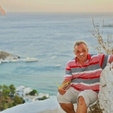 D3X 4332 ji : GRC, Griechenland, Kythira, Agios Ioannis im Felsen, Kapsali