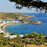 D3X 3809 ji : GRC, Griechenland, Kythira, Kythira Chora, Strasse nach Kalamos