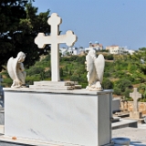 D3X 5493 ji : GRC, Griechenland, Kythira, Keramoto, Keramoto  alte und neue Kirche