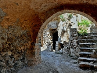 D3X 1230 ji : GRC, Griechenland, Kythira, Byzantinische Ansiedlung, Kato Chora