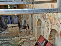 D3X 1256 ji : GRC, Griechenland, Kythira, Kato Chora, Kirche Agios Ioannis Podromos, Byzantinische Ansiedlung