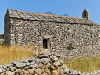 D3X 1262 ji : GRC, Griechenland, Kythira, Kato Chora, Kirche Agios Athanasios, Byzantinische Ansiedlung