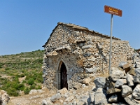 D3X 1265 ji : GRC, Griechenland, Kythira, Kato Chora, Kirche von Soter, Byzantinische Ansiedlung