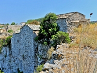 D3X 1275 ji : GRC, Griechenland, Kythira, Kato Chora, Kirche von Soter, Byzantinische Ansiedlung