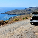 D3X 2168 ji : GRC, Griechenland, Kythira, Kythira Chora, Zufahrtsstrasse Strand Feloti