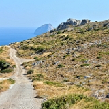 D3X 2275 ji : GRC, Griechenland, Kythira, Kythira Chora, Zufahrtsstrasse Strand Feloti