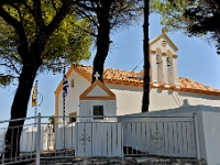 D3X 2362 ji : GRC, Griechenland, Kythira, Kirche Panagia Odigitria, Strasse Livadi-Kalamos, Lourandiánika
