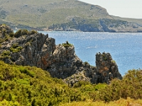 D3X 4563 ji : GRC, Griechenland, Kythira, Fußweg Strand Kalami, Mylopotamos