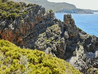 D3X 4566 ji : GRC, Griechenland, Kythira, Fußweg Strand Kalami, Mylopotamos