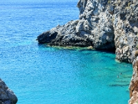 D3X 4601 ji : GRC, Griechenland, Kythira, Fußweg Strand Kalami, Mylopotamos