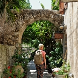 D3X 5385 ji : GRC, Griechenland, Kythira, Gasse Porfyrousa Traditional Hotel, Mylopotamos
