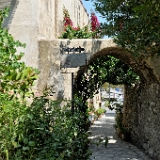 D3X 5387 ji : GRC, Griechenland, Kythira, Gasse Porfyrousa Traditional Hotel, Mylopotamos