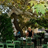 D3X 5440 ji : GRC, Griechenland, Kythira, Cafe Taverne Platanos, Mylopotamos