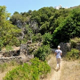 D3X 1104 ji : GRC, Griechenland, Kythira, Kirche Agia Ekaterini, Wanderweg M41 Mylopotamos Wassermühlen, Mylopotamos
