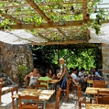 D3X 1158 ji : GRC, Griechenland, Kythira, Filippi’s restaurierte Wassermühle, Wanderweg M41 Mylopotamos Wassermühlen, Mylopotamos