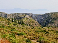 D3X 2601 ji : GRC, Griechenland, Kythira, Paleochora, Strasse zur Festung Paleochora