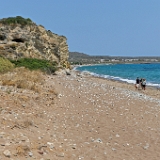 D3X 3315 ji : GRC, Griechenland, Kythira, Paleopoli, Strand Paleopoli Beach / Piatsa Beach