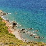 D3X 3352 ji : GRC, Griechenland, Kythira, bei Strand Kaladi, Paleopoli