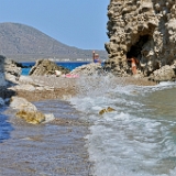 D3X 3450 ji : GRC, Griechenland, Kythira, Paleopoli, Strand Kaladi