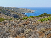 D3X 1796 ji : GRC, Griechenland, Kythira, Feldweg zum Leuchtturm Moudari > Strand Agios Nikolaos, Platia Ammos
