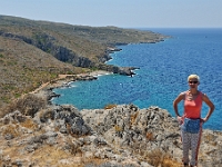 D3X 1831 ji : GRC, Griechenland, Kythira, Leuchtturm Moudari > Strand Agios Nikolaos, Platia Ammos
