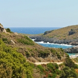 D3X 4001 ji : GRC, Griechenland, Kythira, Platia Ammos, Zufahrtsstrasse Strand Fournoi