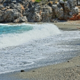 D3X 4133 ji : GRC, Griechenland, Kythira, Platia Ammos, Strand Fournoi
