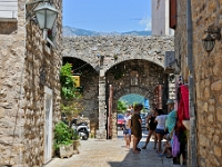 DSC 3969 ji : Budva, Stari Grad, Fußgängerzone Petra I Petrovića, Gemeinde Budva, MNE, Montenegro