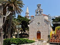 DSC 4002 ji : Budva, Stari Grad, Gemeinde Budva, Kirche sv. Trojice, MNE, Montenegro