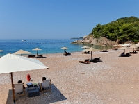 DSC 4291 ji : Gemeinde Budva, Milocer, MNE, Montenegro, Strand der Königin, heute Hotel Milocer