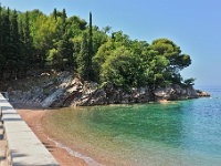 DSC 4296 ji : Gemeinde Budva, Milocer, MNE, Montenegro, Strand der Königin, heute Hotel Milocer
