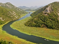 DSC 4808 ji : Aussichtspunkt Pavlova strana, Fluss Rijeka Crnojevica, Bezirk Cetinje, Nationalpark Skutarisee, MNE, Montenegro