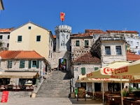 DSC 2569 ji : Bezirk Herceg Novi, Herceg Novi, Stari Grad, MNE, Montenegro, Nikola Djurkovic Platz, Sahat Kula