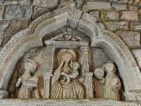 DSC 3034 ji : Bezirk Kotor, Kotor, Stari Grad, MNE, Montenegro, Pjaca od Oružja, Relief über dem Stadttor
