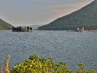 DSC 3136 ji : Bezirk Kotor, MNE, Montenegro, Perast, Perast, Insel und Kirche Gospa od Skrpjela, Maria vom Felsen, Inselkirche Sv Dorde